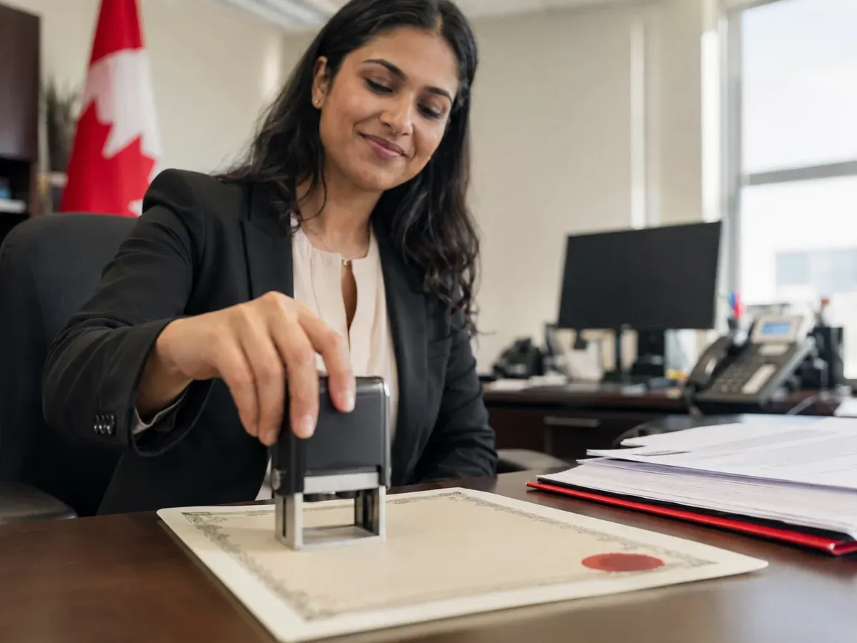 Ton attestation est reconnue par l’immigration canadienne.